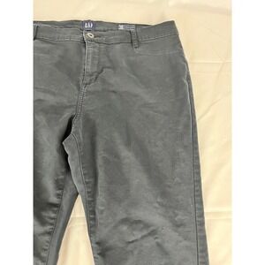 GAP Womens Size 16 Stretch Skinny Pants Black‎ Casual Everyday Trousers